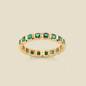 May Birthstone Eternity Ring