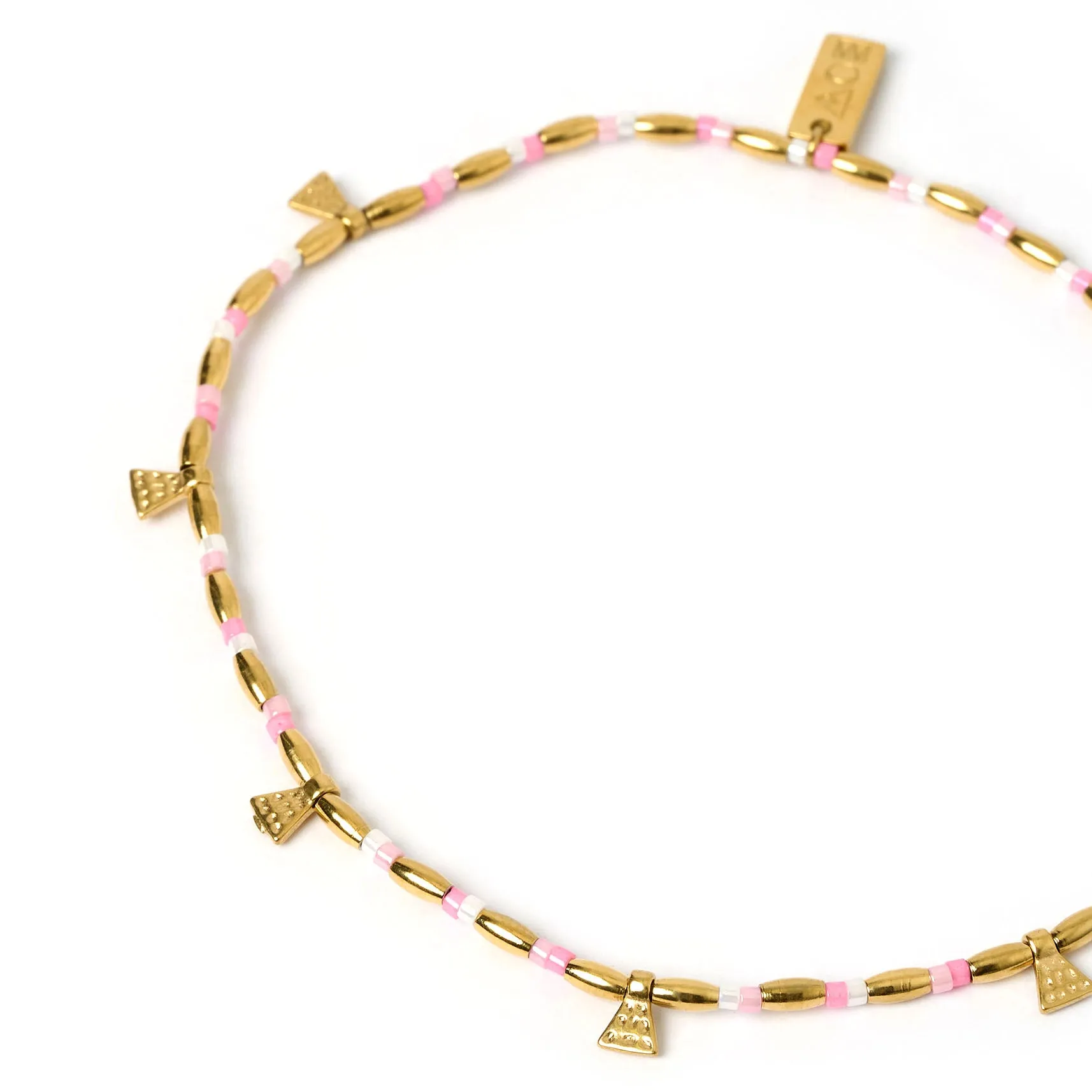 Natalia Gold Anklet - Peony