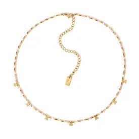 Natalia Gold Necklace - Peony