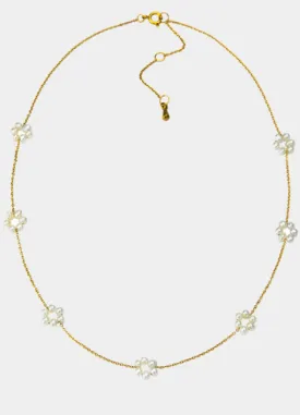 Necklace | Flower Pearl | 18K Gold Plated