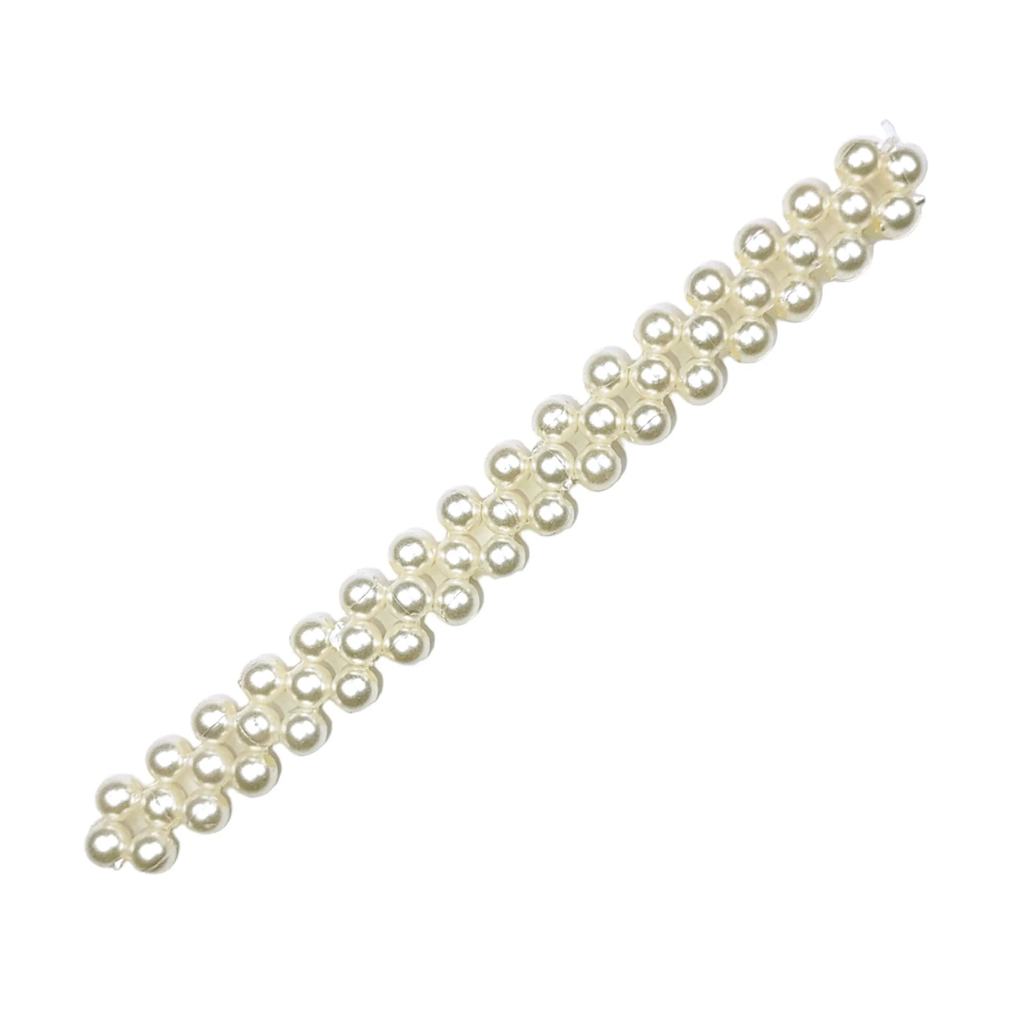 Pearl Beaded Long Chatai Motif for Jewelry, Craft or Decoration - 11564