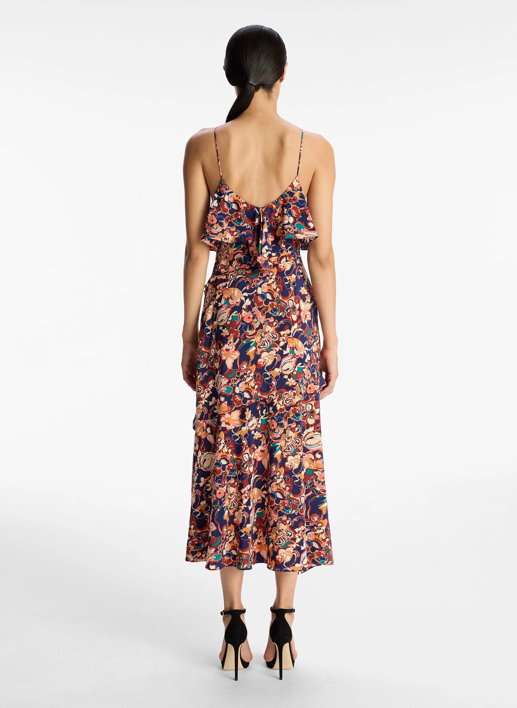 Penelope Silk Midi Dress