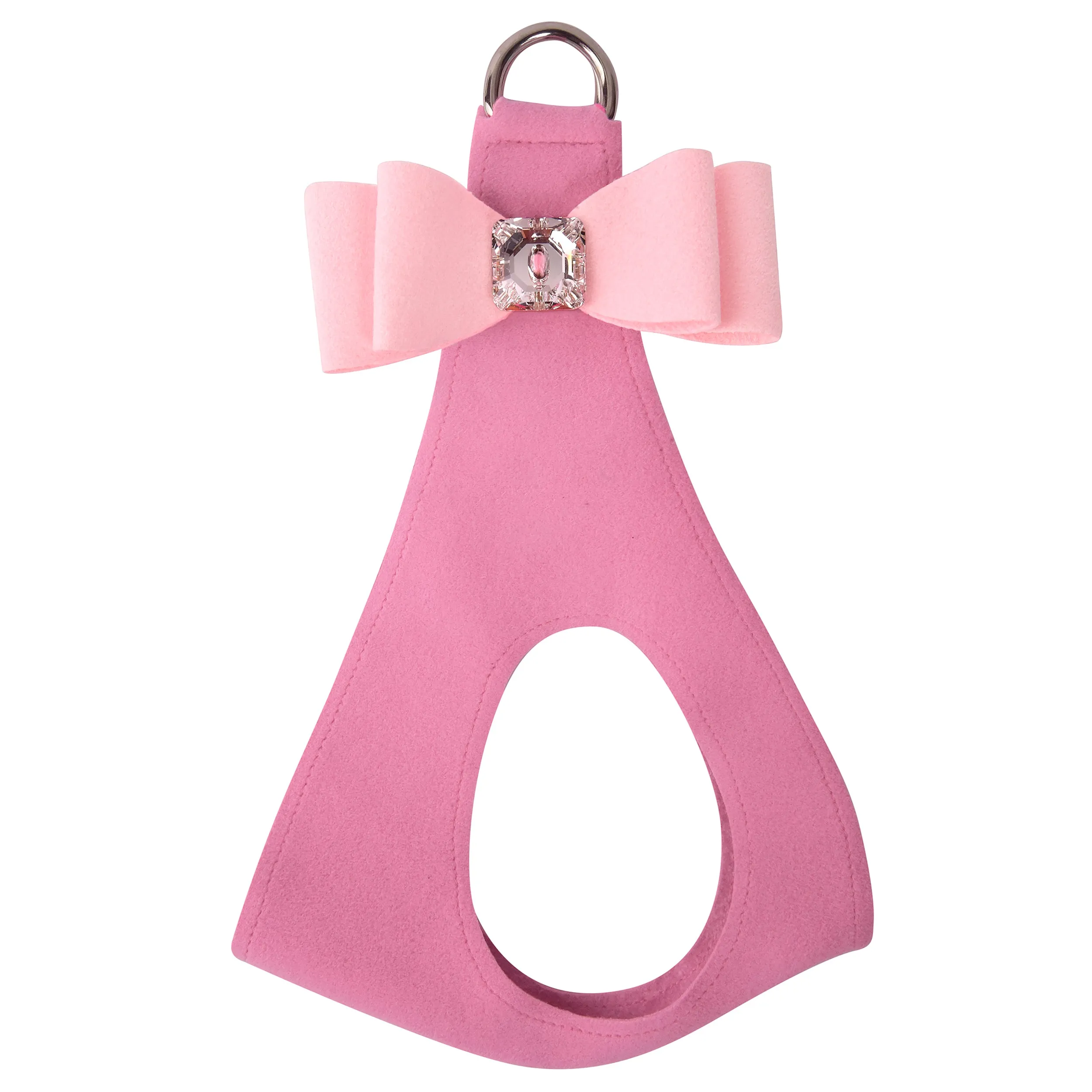 Puppy Pink Big Bow Step In Harness