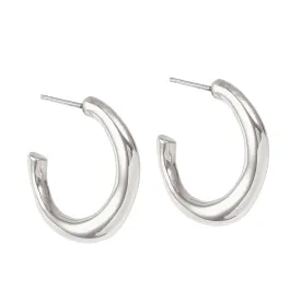 Rio Hoops - Medium - Silver