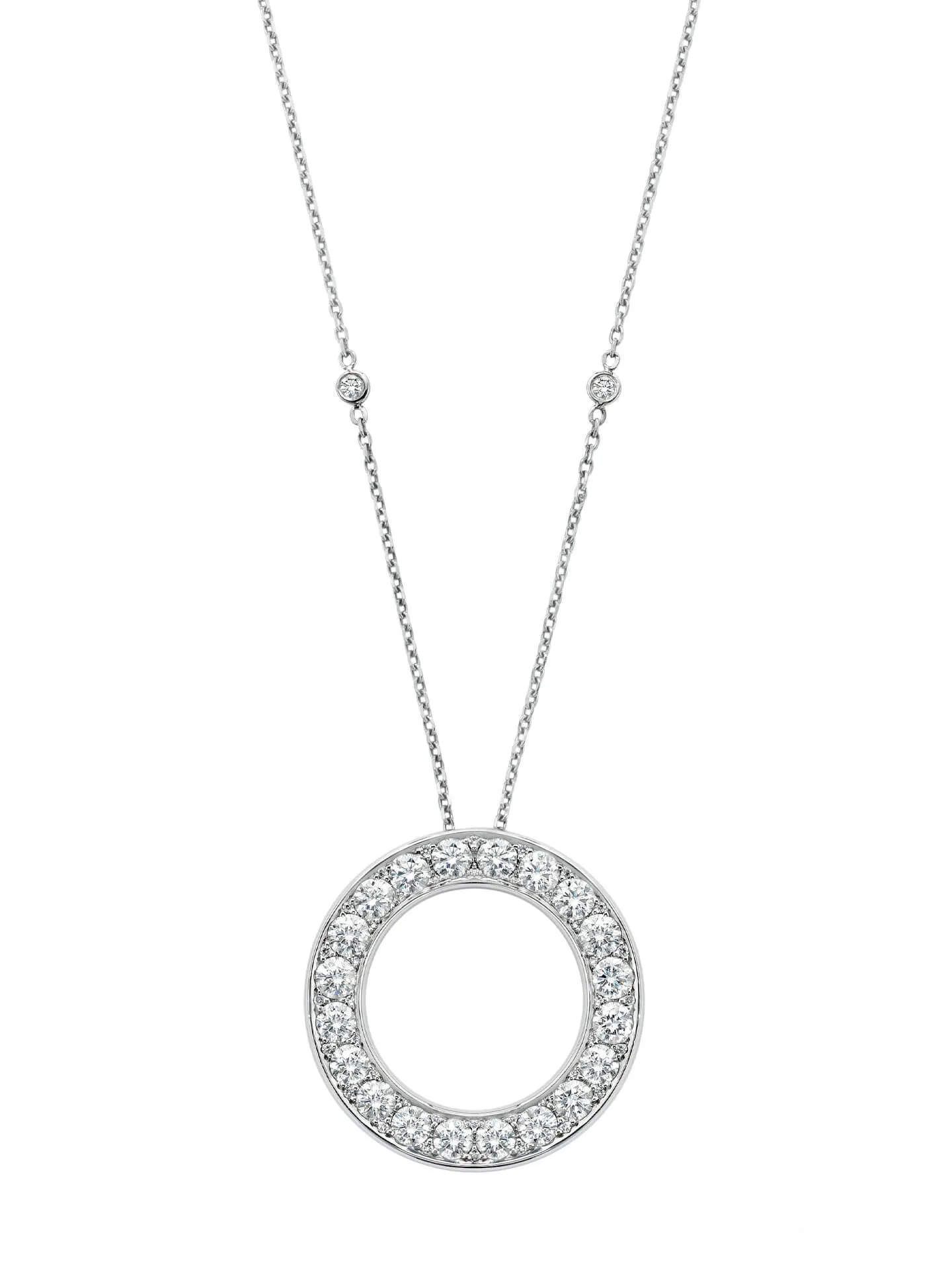 Roulette Mega Platinum Diamond Pendant