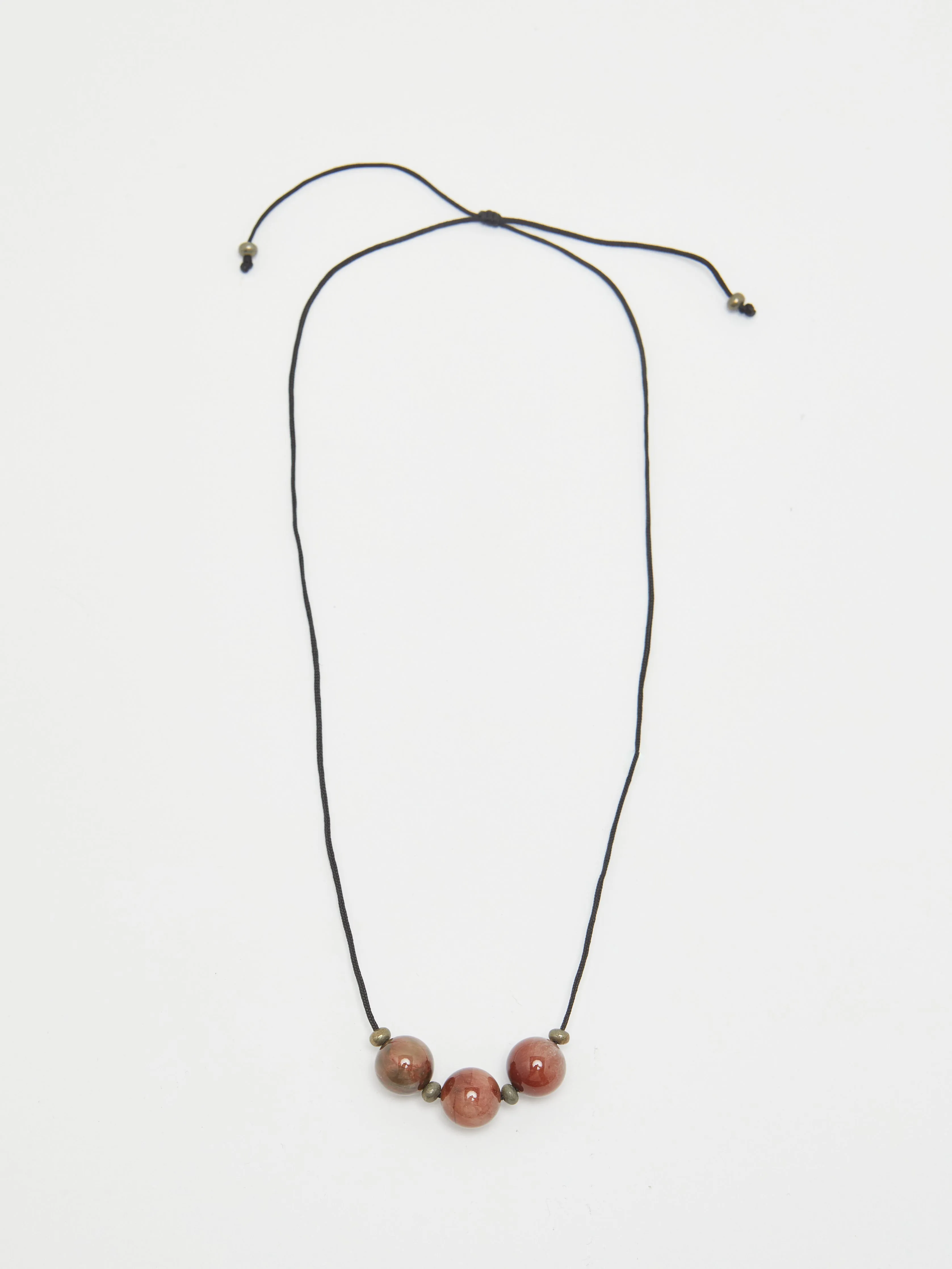 Rutilated Quartz Trio Necklace