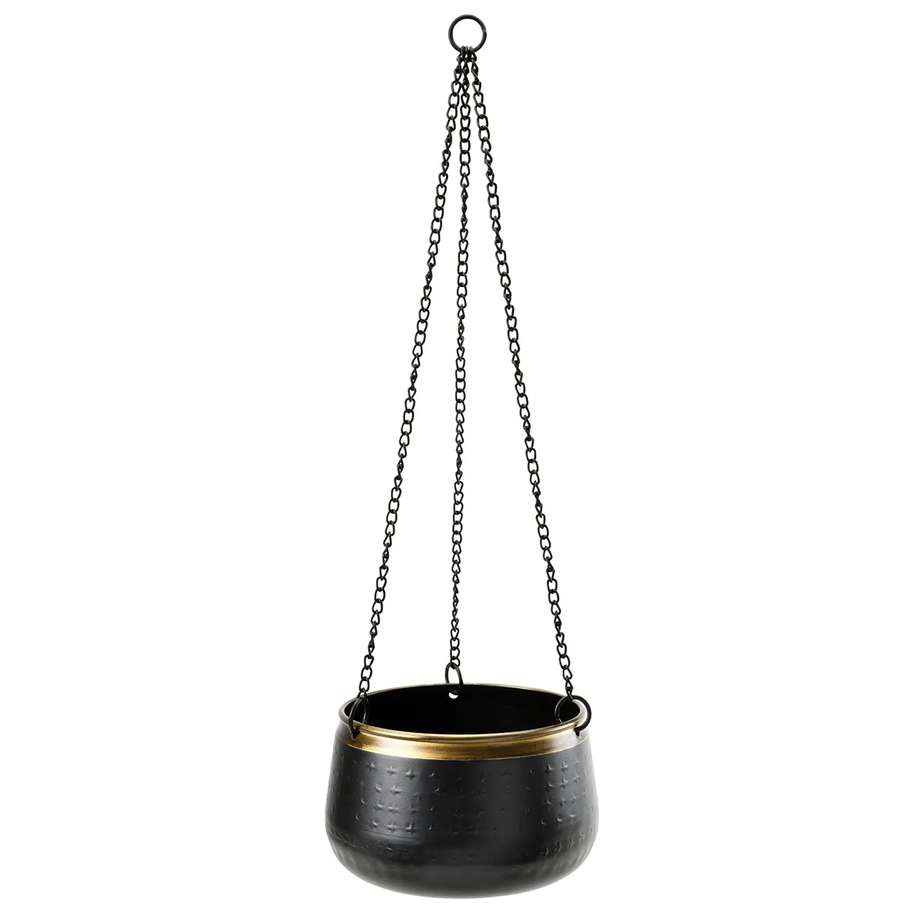 Sahara Sunset Metal Hanging Pot - Medium