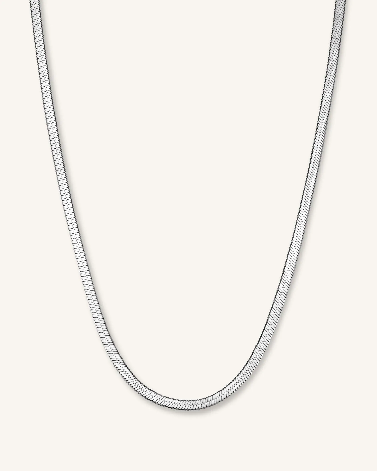 Snake Necklace Silver