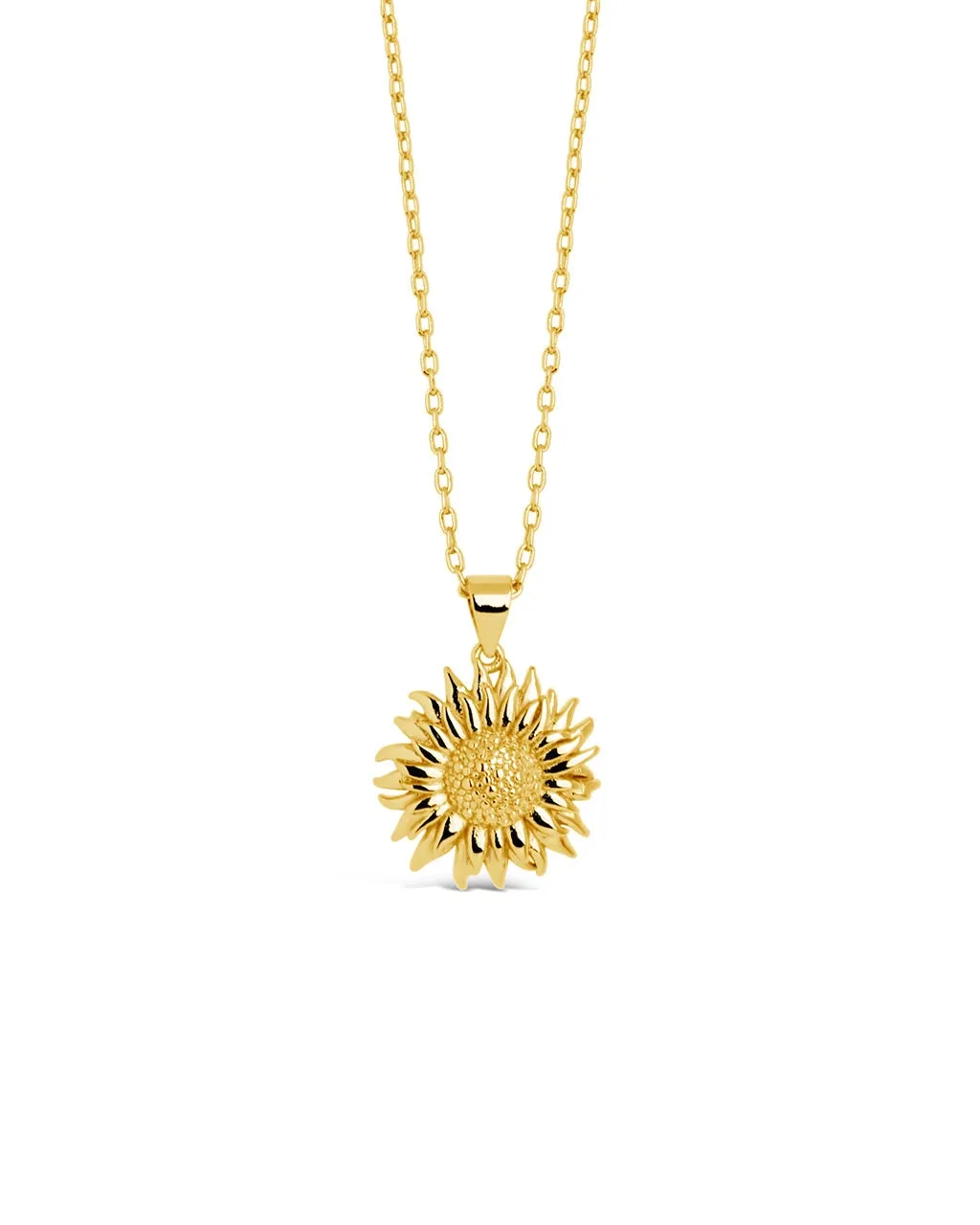 Solaris Sunflower Pendant Necklace