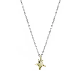 Stardust Solid Silver & Gold Necklace