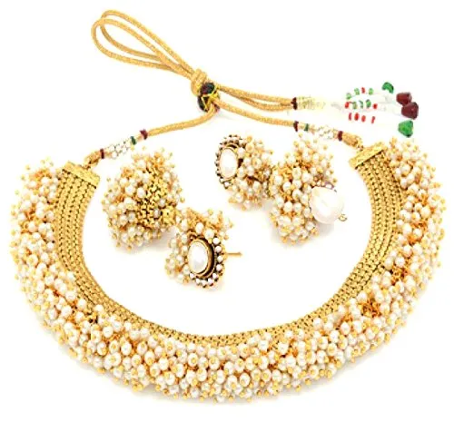 Sukkhi Astonish Gold Plated Choker Necklace set For Women