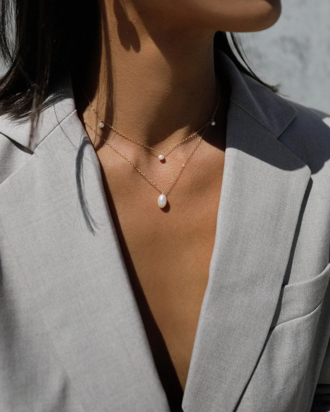 Teardrop Freshwater Pearl Necklace