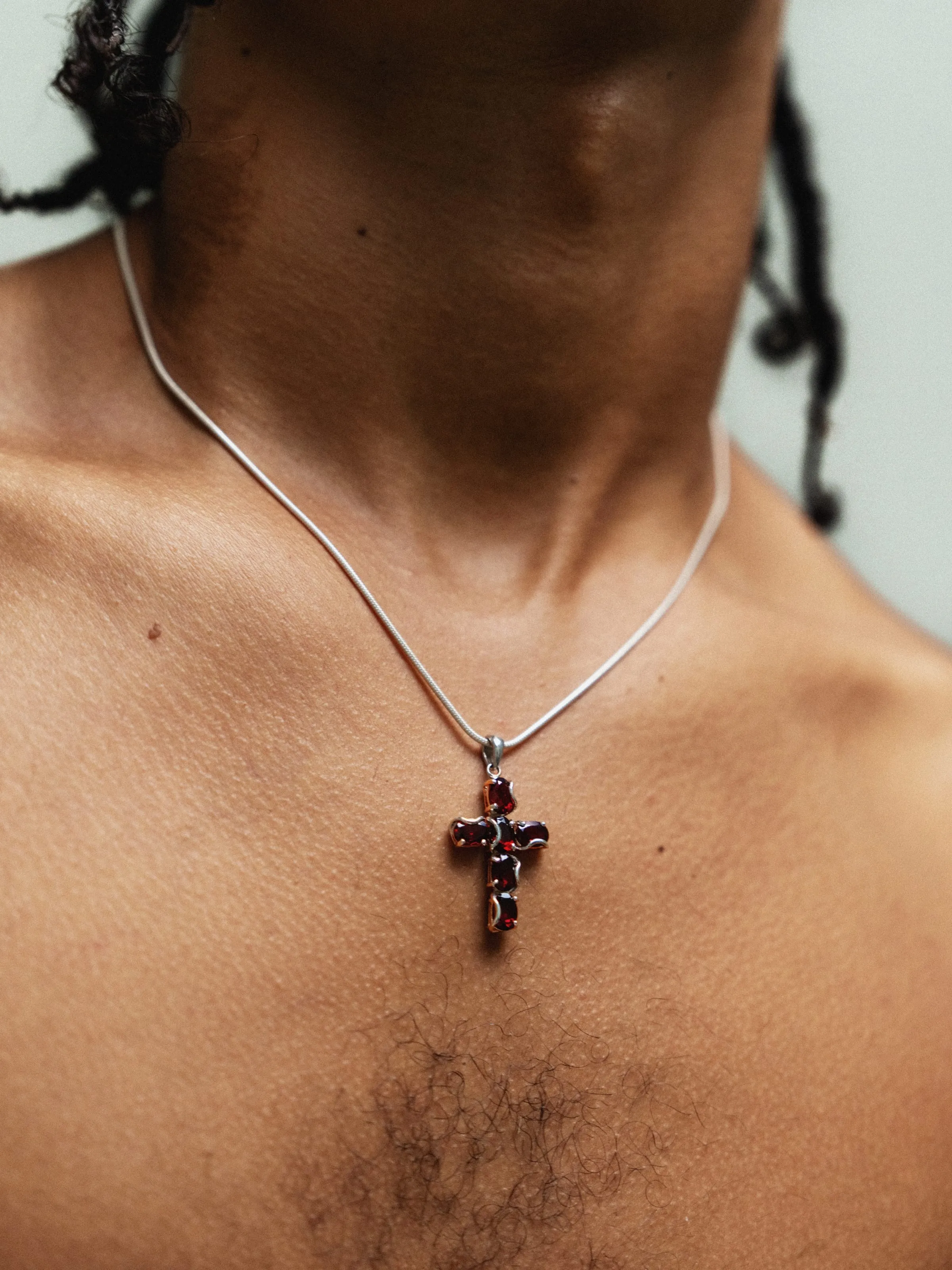 Tenrai Pendant Red Garnet