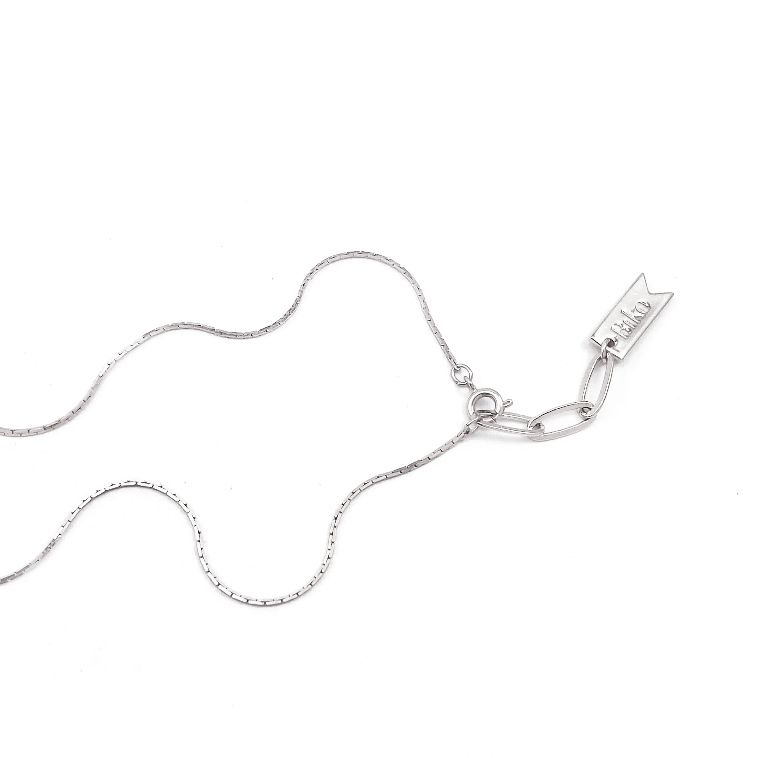 Waterway Pendant - Double - Silver